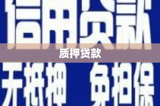 稻城质押贷款
