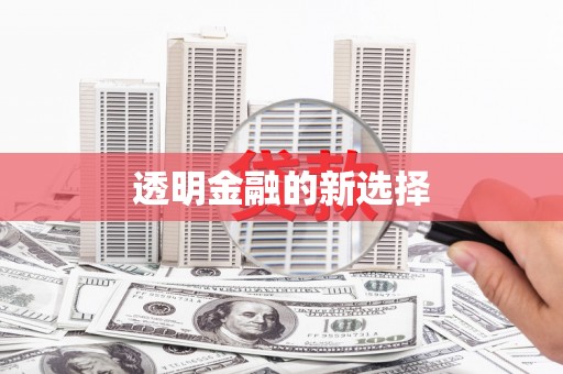 嘉禾透明金融的新选择