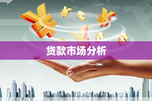 颍上贷款市场分析