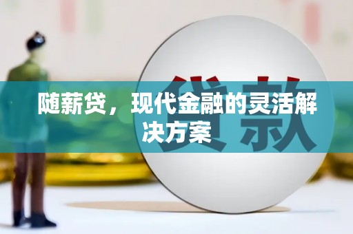 巨野随薪贷，现代金融的灵活解决方案