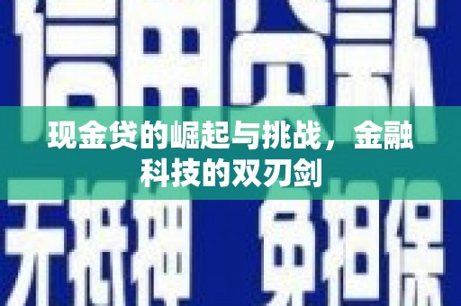 英德现金贷的崛起与挑战，金融科技的双刃剑