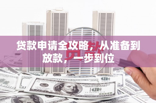 盐湖贷款申请全攻略，从准备到放款，一步到位