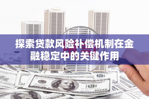 茄萣探索贷款风险补偿机制在金融稳定中的关键作用