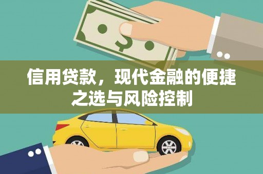 高要信用贷款，现代金融的便捷之选与风险控制