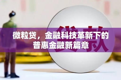 上林微粒贷，金融科技革新下的普惠金融新篇章