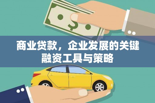 贵定商业贷款，企业发展的关键融资工具与策略
