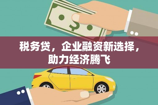 大林税务贷，企业融资新选择，助力经济腾飞