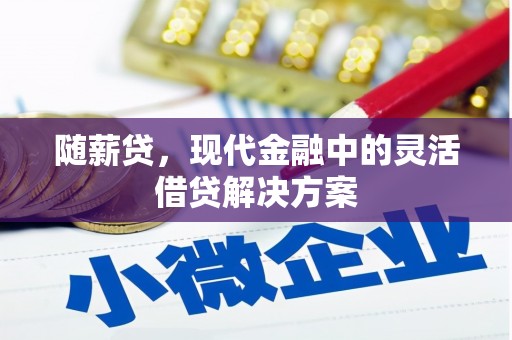 永靖随薪贷，现代金融中的灵活借贷解决方案
