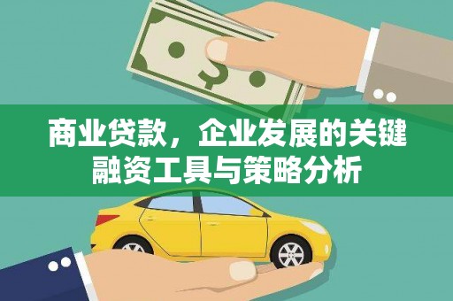 雨山商业贷款，企业发展的关键融资工具与策略分析