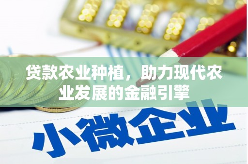 槐荫贷款农业种植，助力现代农业发展的金融引擎