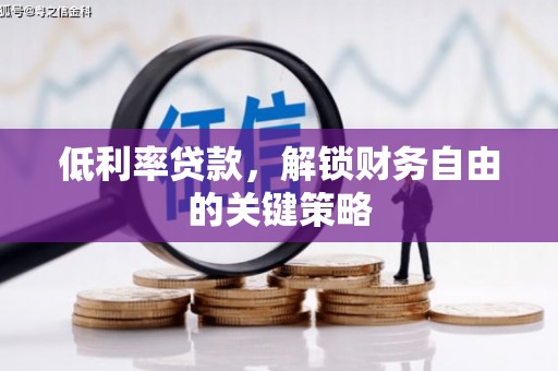 岢岚低利率贷款，解锁财务自由的关键策略