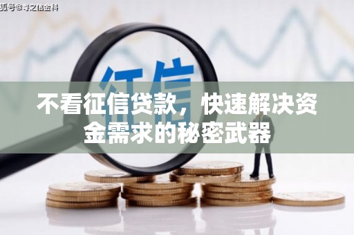 微山不看征信贷款，快速解决资金需求的秘密武器