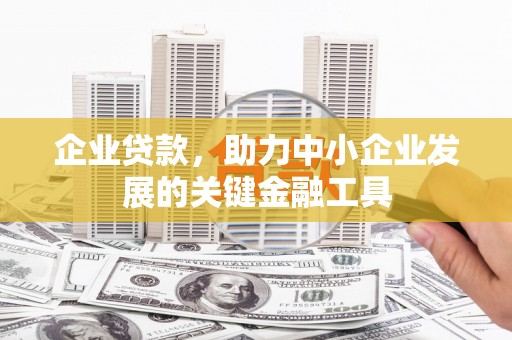 闵行企业贷款，助力中小企业发展的关键金融工具