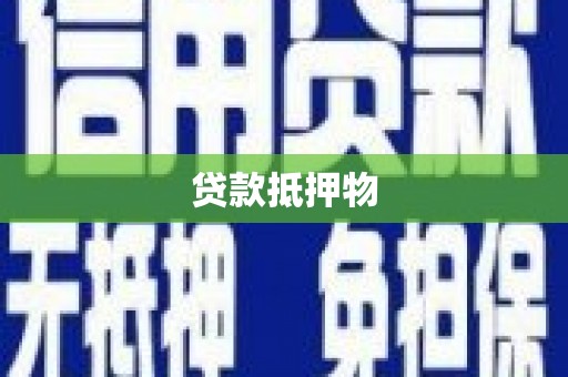 薛城贷款抵押物