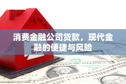 清河门消费金融公司贷款，现代金融的便捷与风险