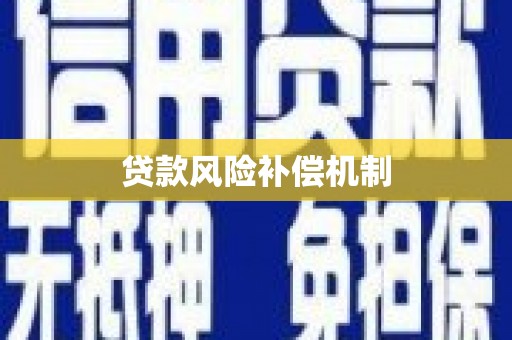 望安贷款风险补偿机制