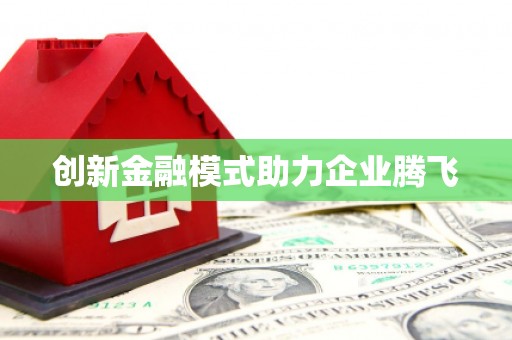 西和创新金融模式助力企业腾飞